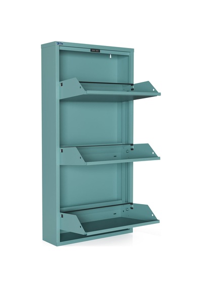 Ceha 3'lü Metal Ayakkabılık - Turkuaz K.AYK-3 /AB6034