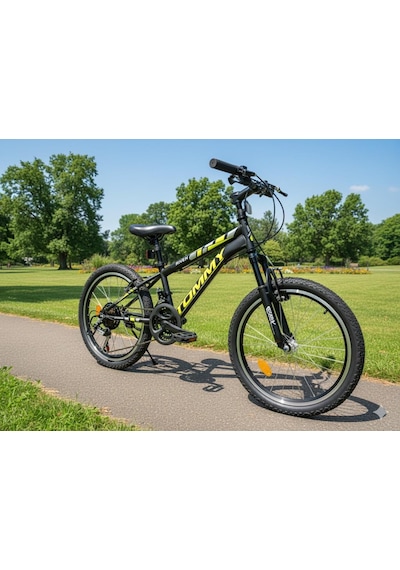 Tommybike 20 Jant Vitesli Bisiklet Duble Jant 21 Vites Ön Amortisörlü Çocuk Bisikleti Sarı