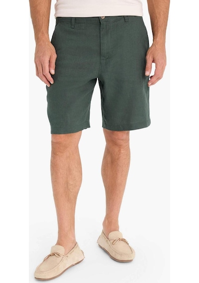 DeFacto %100 Keten Regular Fit Yazlık Bermuda Şort D9931AX25SMKH498 DeFacto %100 Keten Regular Fit Yazlık Bermuda Şort D9931AX25SMKH498