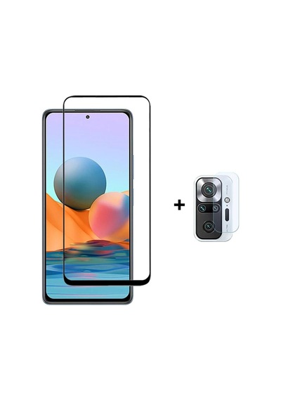 Xiaomi Redmi Note 10 Pro Uyumlu Arka Kamera Lens Koruma Ve 5d Tam Kaplayan Ekran Koruyucu