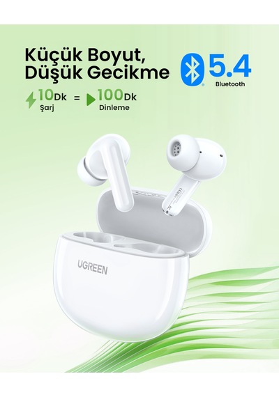 Ugreen Hitune P3 Yapay Zeka Gürültü Engelleyici Kablosuz Kulak İçi Kulaklık