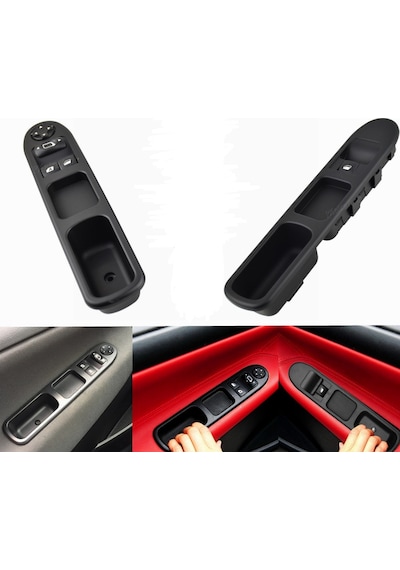 Peugeot 207 Cam Düğmesi 2006-2012 Model Arası Sol+sağ Takım