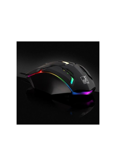 X1 Rgb Işıklı Oyuncu Kablolu Gamer Oyuncu Mouse Siyah Diğer