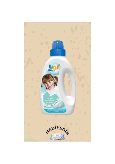 Uni Baby Deterjan 1500 Ml 1 Adet Yumuşatıcı 1500 Ml 1 Adet
