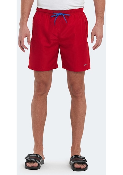 Slazenger RENO Erkek Cepli Deniz Şortu Kırmızı Mayo