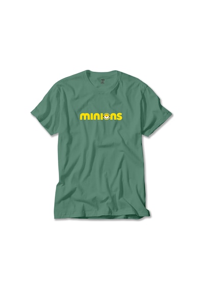 Minions Logo Yeşil Tişört Yeşil