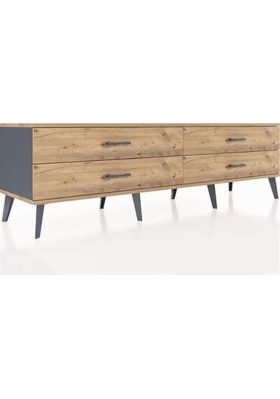 Hyperion Tv Ünitesi 4 Çekmeceli 176x44x51 Antrasit-çam/çam Atlas Çam/atlas Çam Hyperion Tv Ünitesi 4 Çekmeceli 176x44x51 Antrasit-çam/çam Atlas Çam/atlas Çam