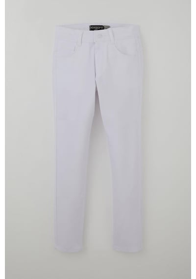Konsept Erkek Çocuk Gabardin Pantolon Düğmeli Fermuarlı 10-14 Yaş , Beyaz