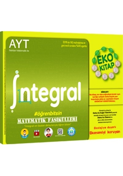 AYT Matematik Fasikülleri  -  İntegral Eko -  Tonguç Kampüs