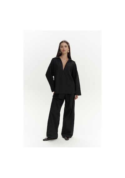 Mai Collection Mai Studios Co. Blenham Siyah Gömlek Pantolon Takım Siyah