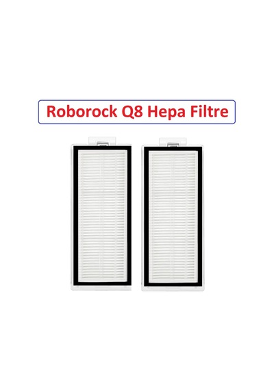 Roborock Uyumlu Q8 Max Plus Uyumlu Hepa Filtre Kutuda 2 Adet