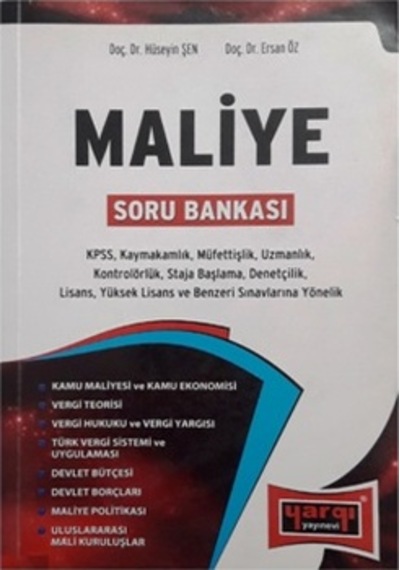 Maliye Soru Bankası Hüseyin Şen