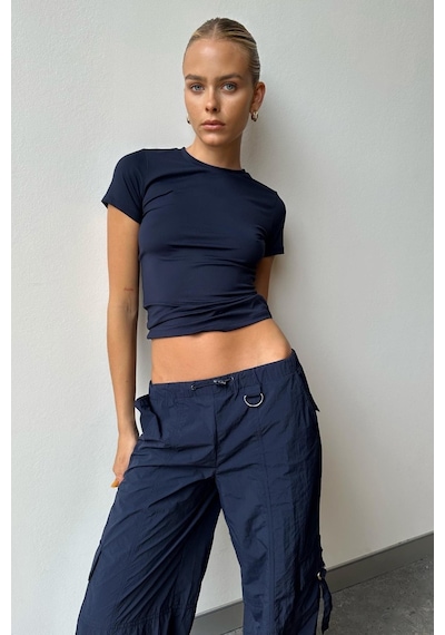 Madmext Lacivert Bisiklet Yaka Basic Kadın Tişört Mg1725-lacivert Lacivert Madmext Lacivert Bisiklet Yaka Basic Kadın Tişört Mg1725-lacivert Lacivert
