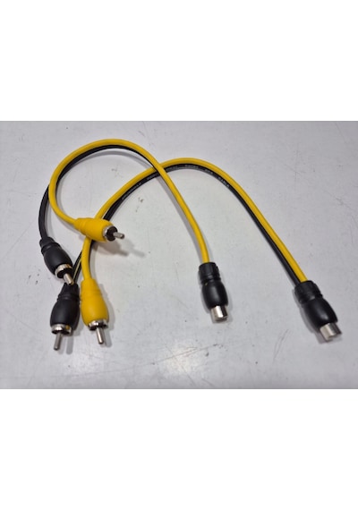 Soundmax Amfi Y Kablo Kaliteli Oto Anfi Y Kablo 1 Dişi 2 Erkek Y Kablo 2 Adet