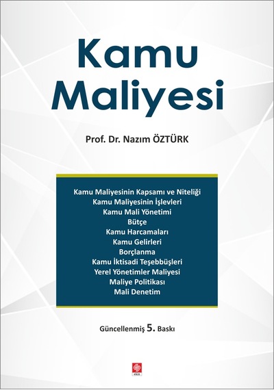 Kamu Maliyesi - Nazım Öztürk - Ekin Basım Yayın