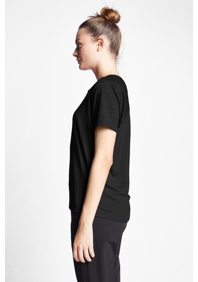 Lescon Kadın Koşu Kısa Kollu T-shirt 24b-2015 Siyah