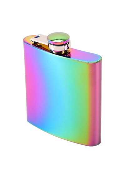 Çelik Multicolor 6 Oz 180 ML Içki Matarası Py49Ml