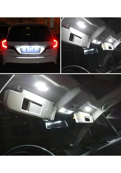 Led Ampul T10-12smd Canbus'lı Beyaz 2'li Set 12v
