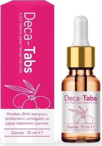 Deca-Tabs A.D.E Vitamini Içeren Takviye Edici Damla 15Ml