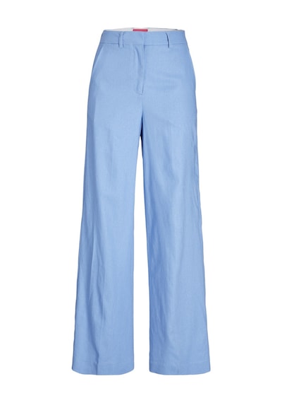 Jack & Jones Kadın Pileli Keten Pantolon - Mary 12249985 Silver Lake Blue Mavi