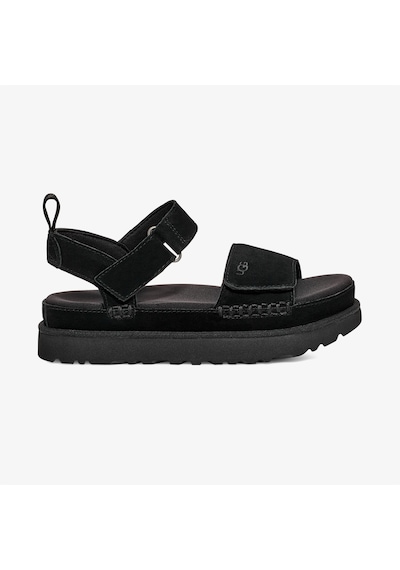 Ugg Goldenstar Kadın Siyah Sandalet Düz 1136783 Siyah