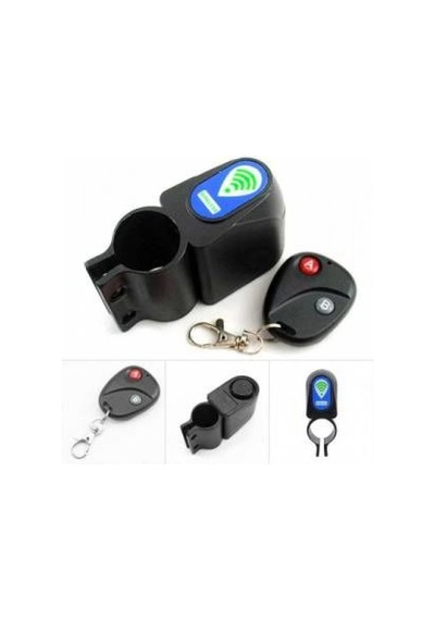 Uzaktan Kumandalı Bisiklet Alarmı 105 Db Siyah