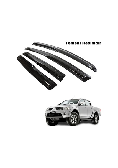 Mitsubishi L200 Mügen Cam Rüzgarlığı 2007-2013 Arası 4 Lü N11.36447