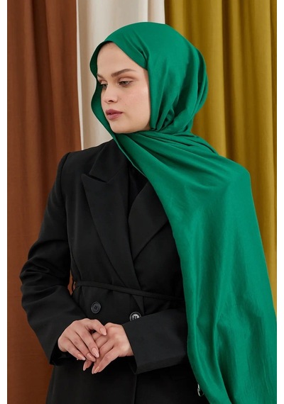 Deserto Fashion Modal Şal Düz Renk-3604 Deniz Yeşili