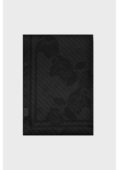 Guess Logolu 70 X 200 Cm İpek Şal Kadın Şal Aw5750 Sıl03 Bla Siyah