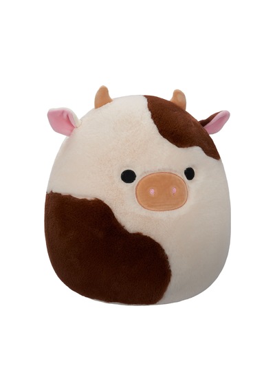 Squishmallows Fuzzamallows İnek Ronnie 30 Cm Cr09321 Çok Renkli