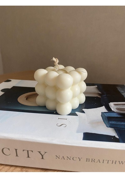 Bubble Model %100 Soya Mum Doğal Mum Bubble Mum