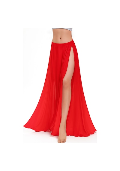 Kaftan Collection Oryantal Dansöz Eteği Kırmızı Kırmızı