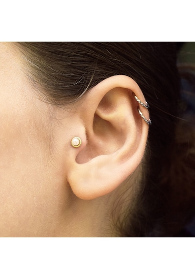 Lilarote İncili Tragus Küpe