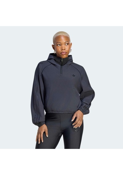 Adidas Originals Sport Coverup Kadın Siyah Sweatshirt Ku3700