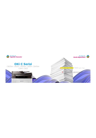 Okı 46471105 Uyumlu Toner Sarı - C823 / C833 / C843