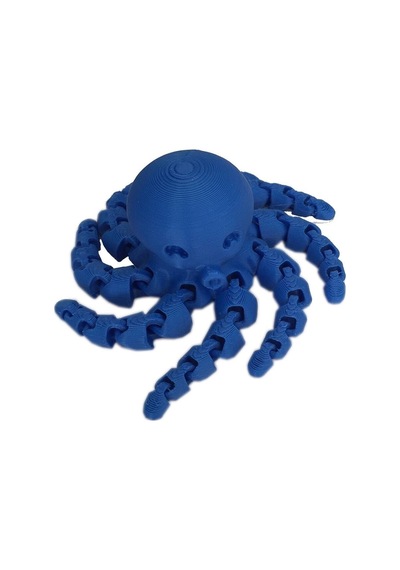 3d Printer Baskı Hareket Eklemli Ahtapot Modeli