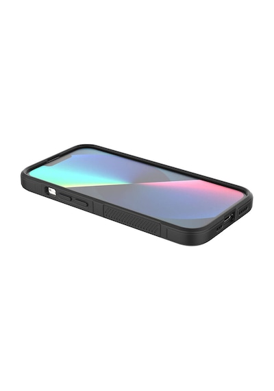 Rba Aksesuar Apple Uyumlu iPhone 13 Kılıf Esnek Tpu Oyuklu Arka Yüzey Tasarımlı Rba Etnik Silikon Kapak - Siyah Siyah