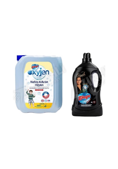 Bingo Çamaşır Suyu 4 Lt + Siyahlar İçin Sıvı Det. 4l 2'li Set Diğer