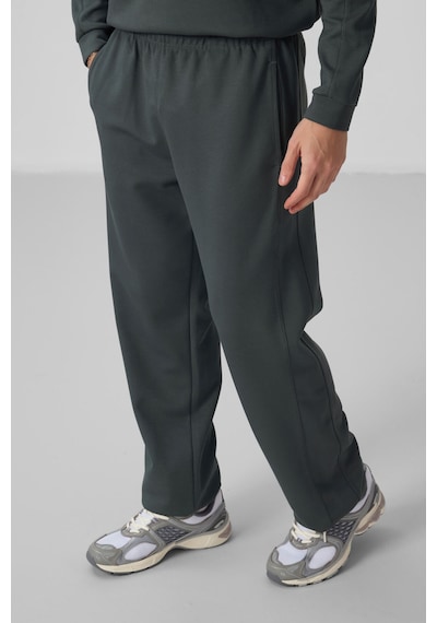 Haki Yüzeyi Dokulu Oversize Erkek Eşofman Takım - 85275 Haki