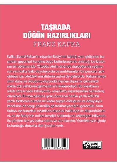 Taşrada Düğün Hazırlıkları - Franz Kafka - Cep Boy Aperatif Tadım