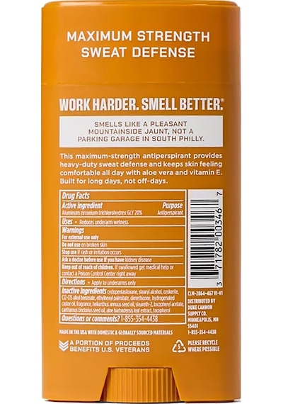 Duke Cannon Sawtooth Antiperspirant Stick Deodorant 85gr