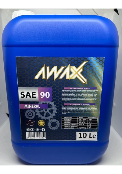 Awax SAE-90 Motor Yağı 10 L