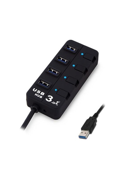 S Link Sl U307B 4 Port Usb 3.0 Siyah Usb Hub
