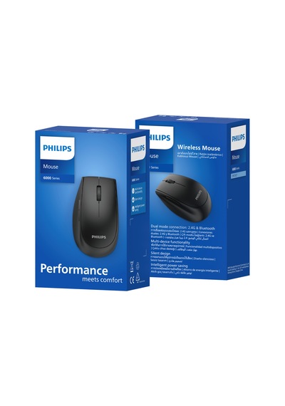 Philips Spk7627 Kablosuz Bluetooth Dual Mod 1600dpı 6 Tuşlu Sessiz Optik Mouse Spk7627
