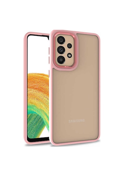 Zore Galaxy A52 Kılıf Nvth Flora Kapak - Rose Gold