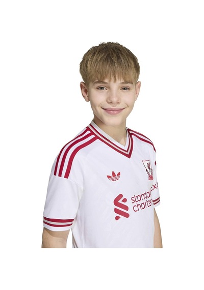 Adidas Çocuk Forma Liverpool Fc 26/27 Away Jersey Kids Kb8302 Beyaz