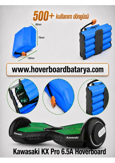 Kawasaki Kx Pro 6.5a 6 Ay Garantili Hoverboard Bataryası