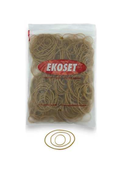 Ekoset Karışık Boylarda İnce Paket Lastikleri 500 Adet