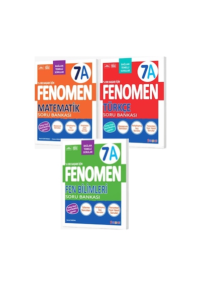 2027 7.sınıf Matematik A-türkçe A-fen Bilimleri A-%100 Marif Yeni Müfredat Soru Bankası Seti Kolay-orta