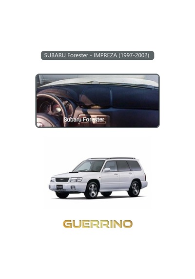 Subaru Forester 1997-2002 Imprezzatorpido Koruma Halısı Gri Kenar
